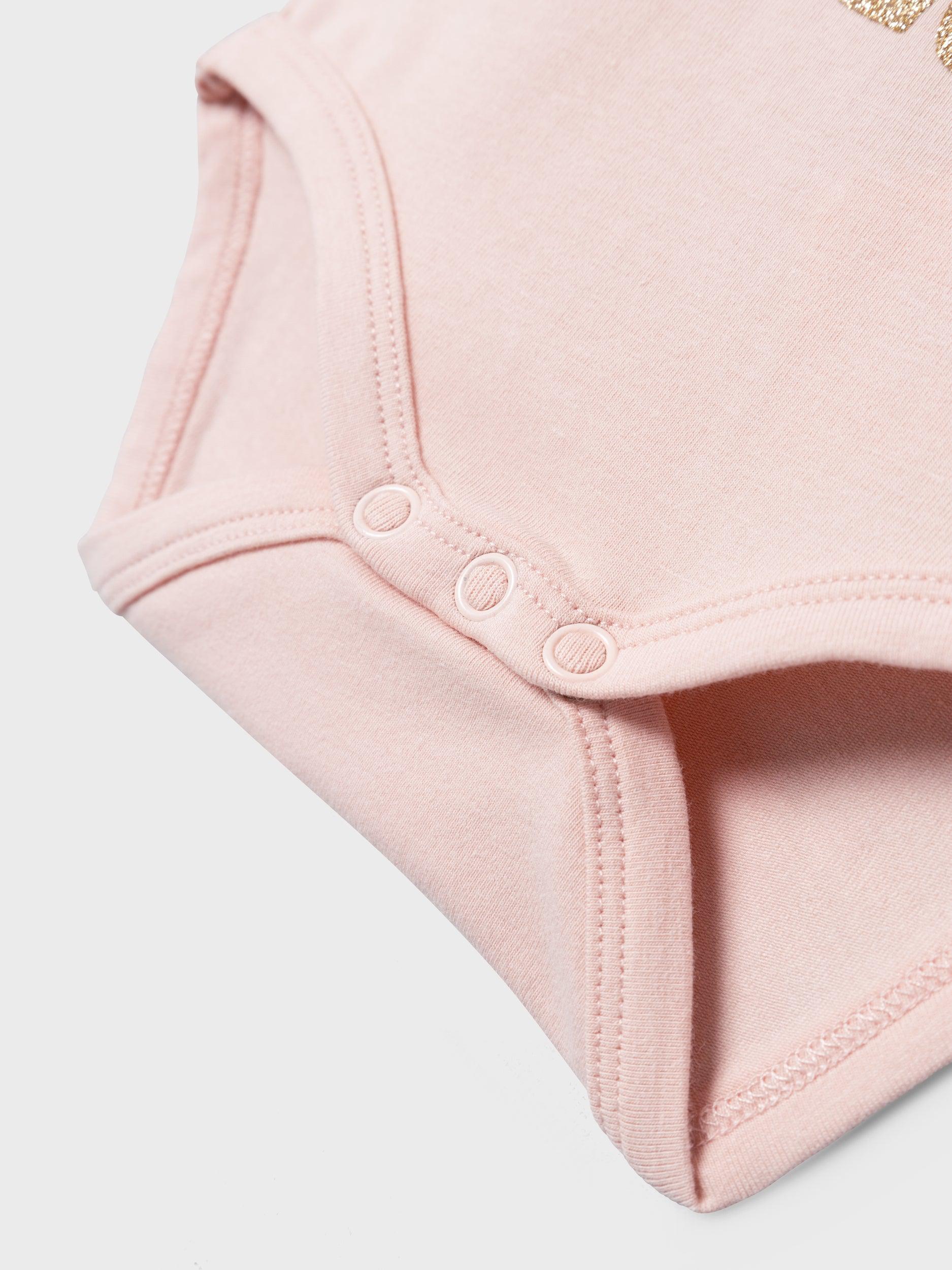 Name it Body mit Disney-Motiv und Glitzer – Droma – Bambi – Sepia Rose – Body – MamaMilla