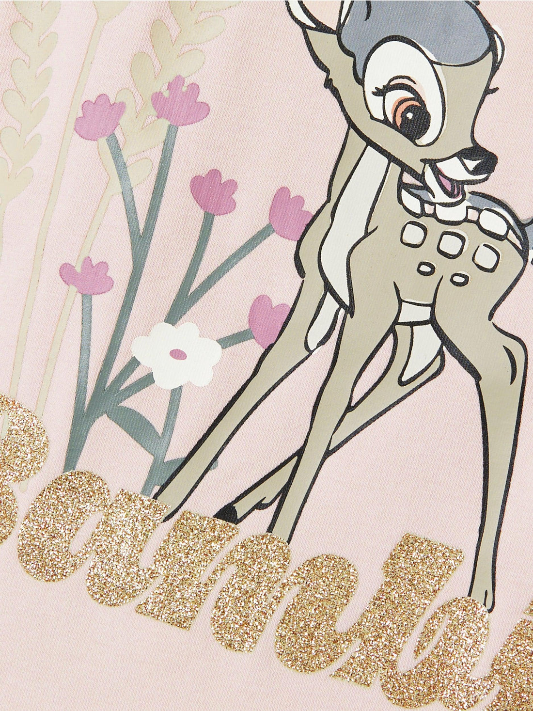 Name it Body mit Disney-Motiv und Glitzer – Droma – Bambi – Sepia Rose – Body – MamaMilla