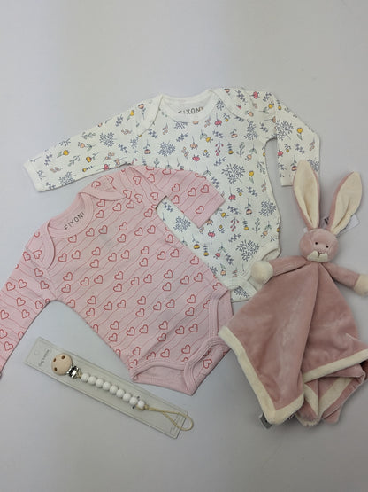 Fixoni-Body – New Nadja – Blumen – Weiß – Kleidung – MamaMilla