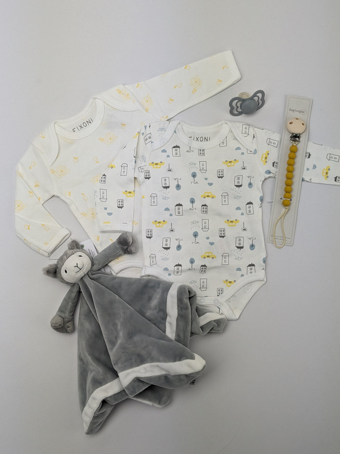 Fixoni-Body – New Nadja – Schnecke – Weiß – Kleidung – MamaMilla