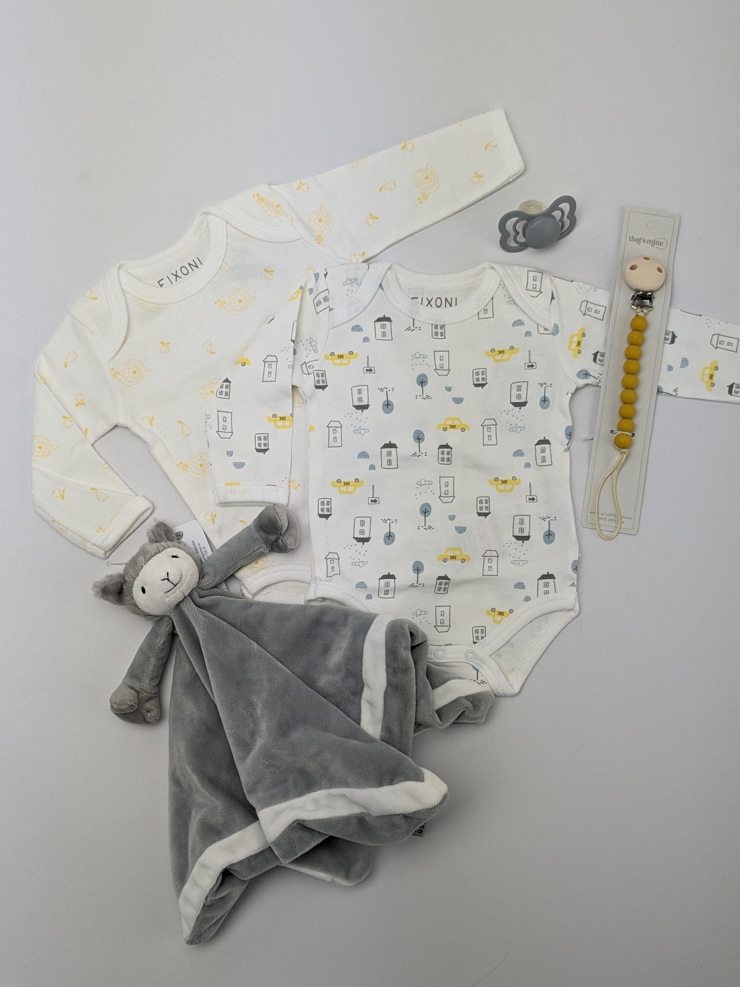 Fixoni-Body – New Nadja – Schnecke – Weiß – Kleidung – MamaMilla