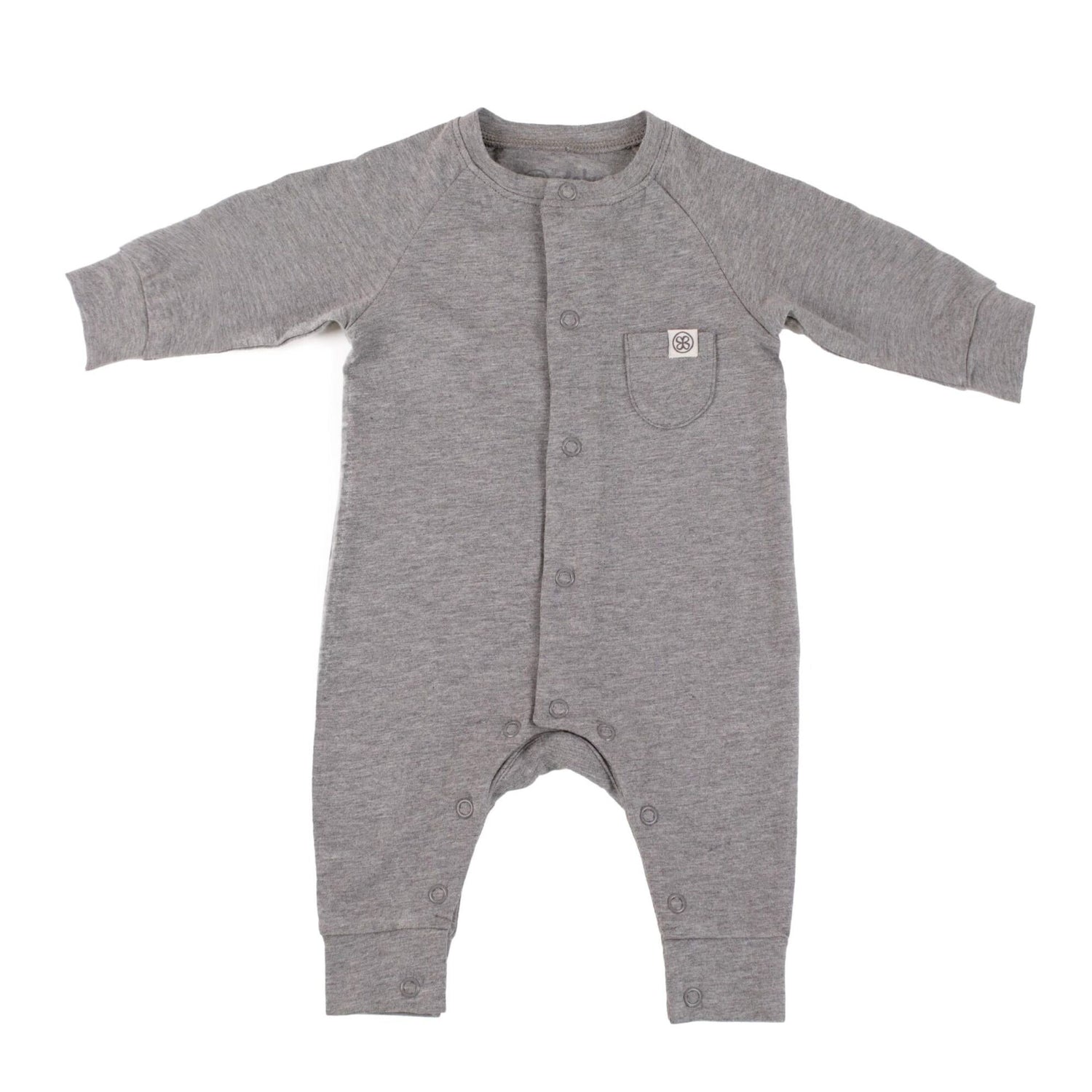 Cloby UV-Playsuit – Steingrau 50/56 – MamaMilla