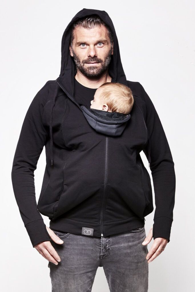 Love Radius Parents Kapuzenpullover – Schwarz S – MamaMilla