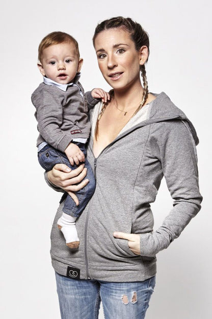 Love Radius Parents Kapuzenpullover – Grau M – MamaMilla