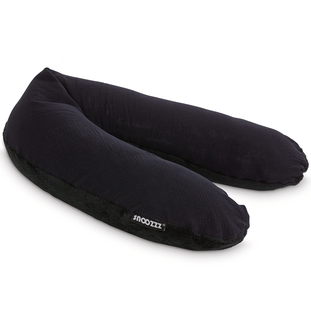 Snoozzz Schwangerschafts- und Stillkissen – Schwarz – Stillkissen – MamaMilla