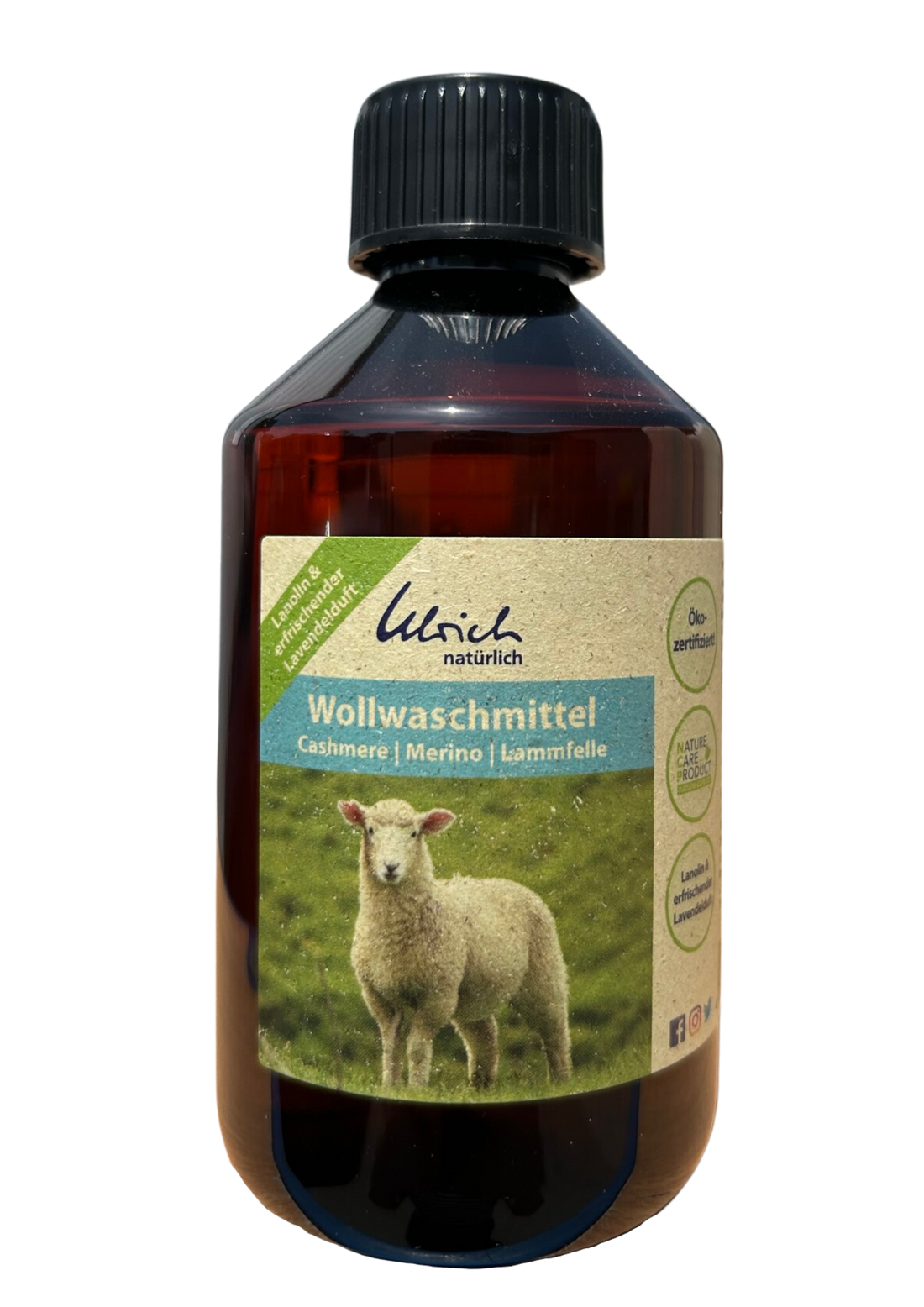 Ulrich Natürlich wasmiddel voor kasjmier, merino en lamsvacht met lavendel - 250 ml - Wasmiddel (wol) - MamaMilla