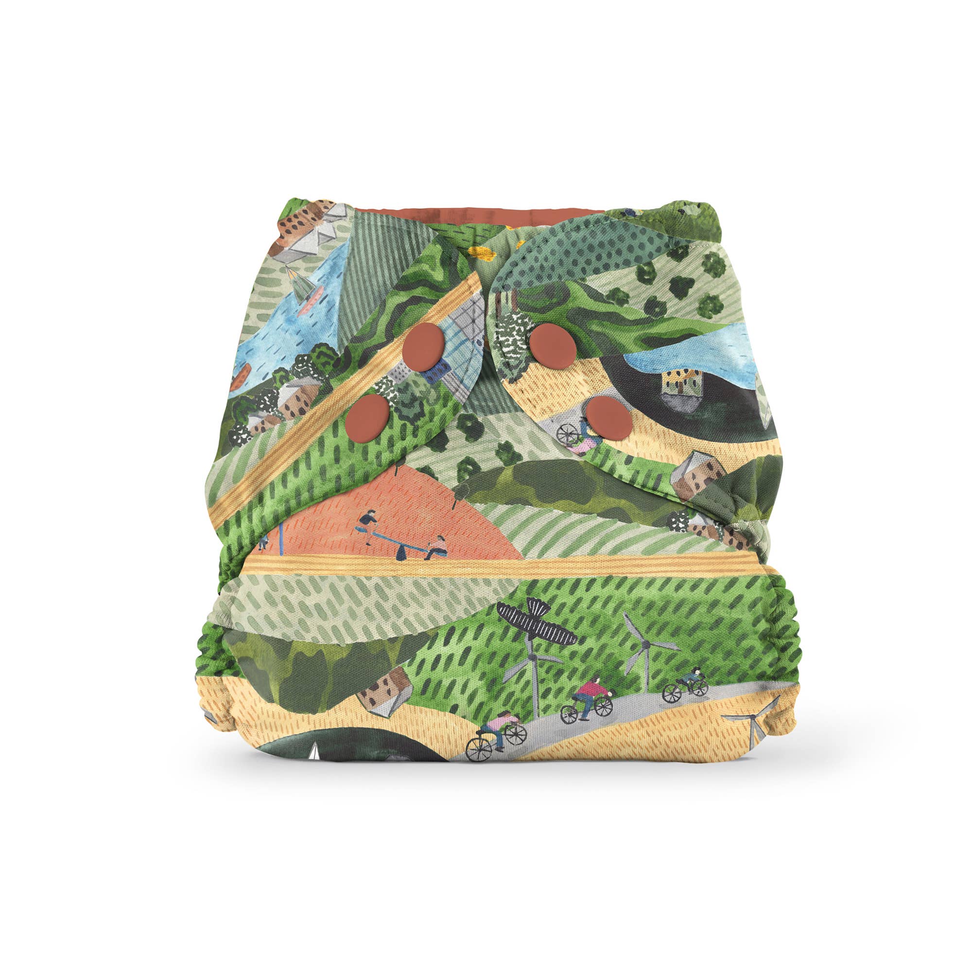 Außen (+ Schwimmwindel): Gitter / Größe 1 (3,5–7,6 kg) – – MamaMilla