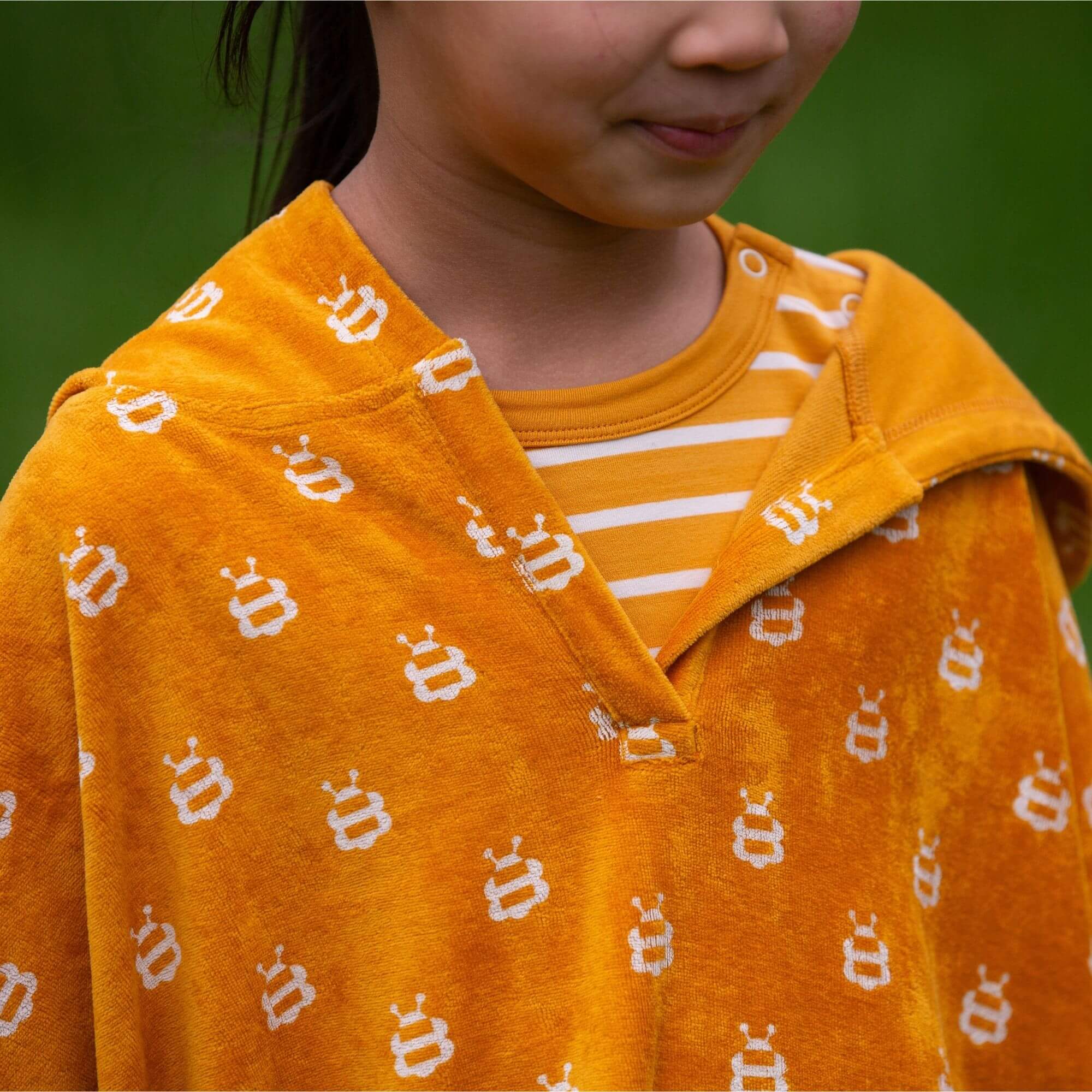 Little Green Radicals Badeponcho/Strandponcho - Børn - Med Hætte - Bier