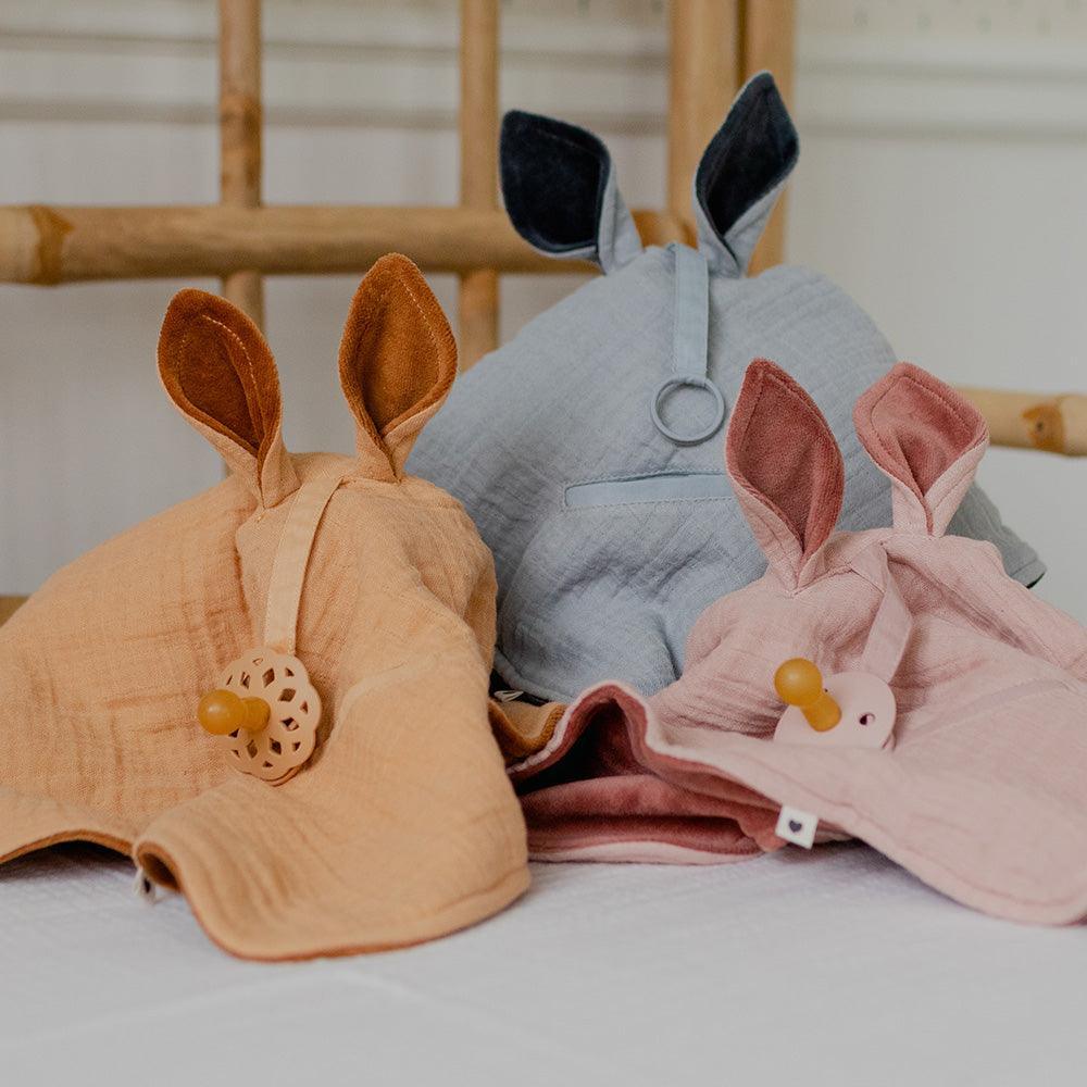 BIBS Känguru-Musselin-Schnuller „Blush“ (Bio-Baumwolle) – MamaMilla