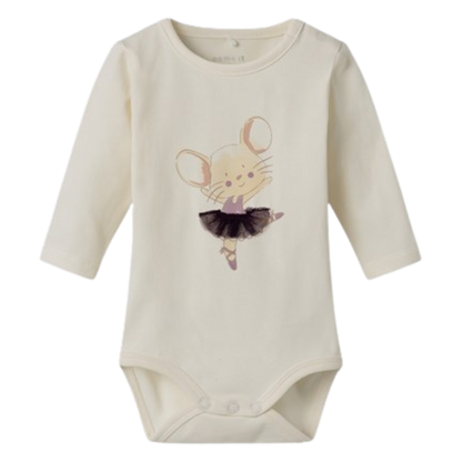 Name it Body mit Tülldetail – Ryra – Ballerina-Maus – Jetstream – Body – MamaMilla
