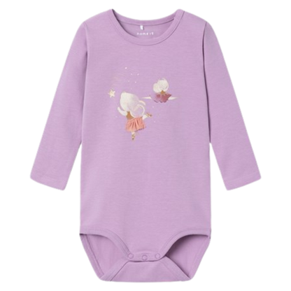 Name it Body mit Tülldetail – Ryra – Ballerina Mouse – Lavender Mist – Body – MamaMilla