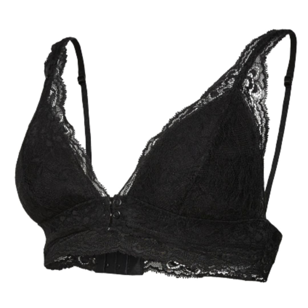 Mamalicious Still-BH aus Spitze mit Öffnung vorne – Klara Senia – Schwarz – Stillkleidung – MamaMilla