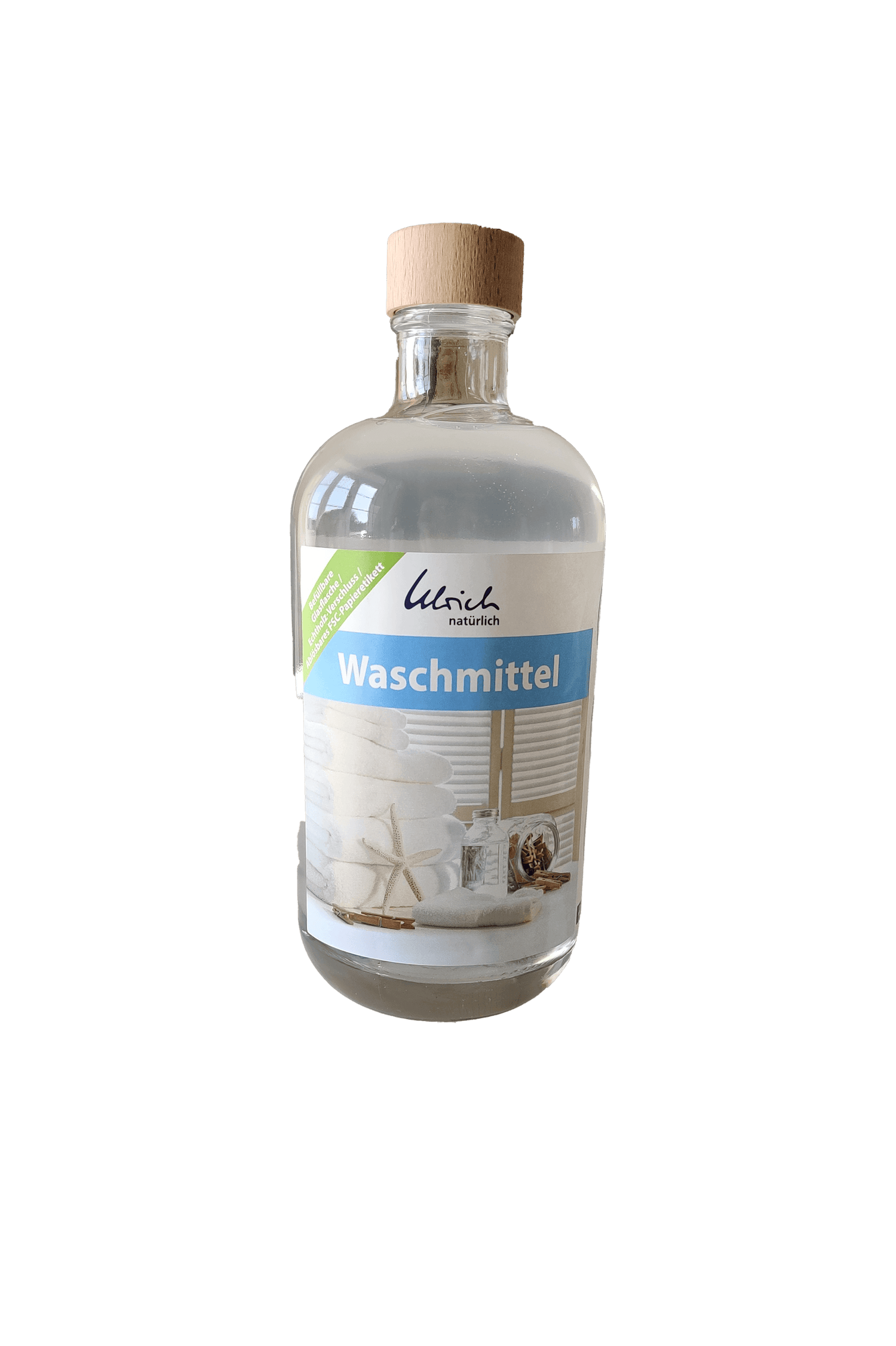 Ulrich Natürlich Waschmittel Universal - Neutral - 500 ml in Glasflasche - Waschmittel (neutral) - MamaMilla