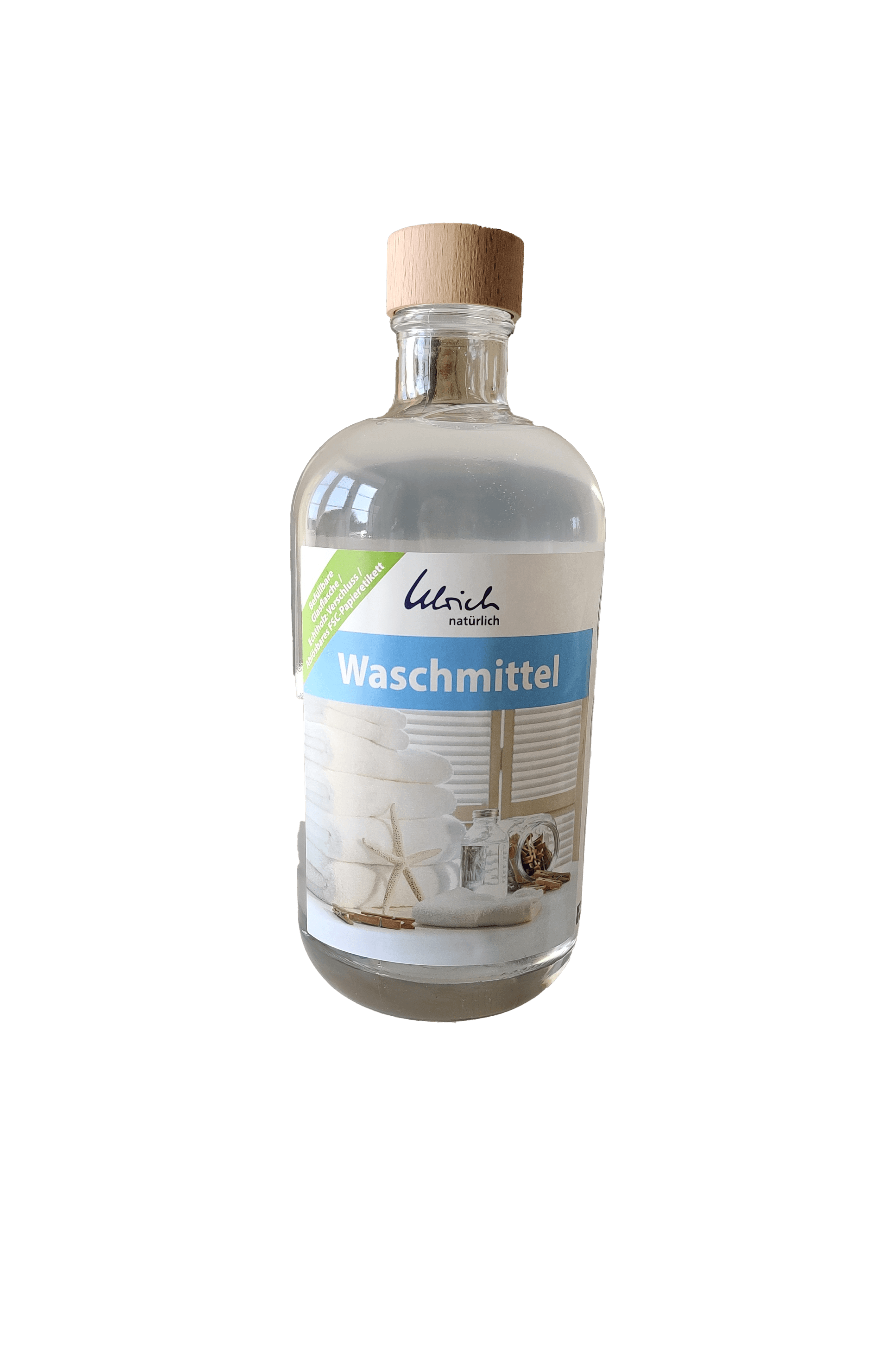 Ulrich Natürlich Waschmittel Universal - Neutral - 500 ml in Glasflasche - Waschmittel (neutral) - MamaMilla