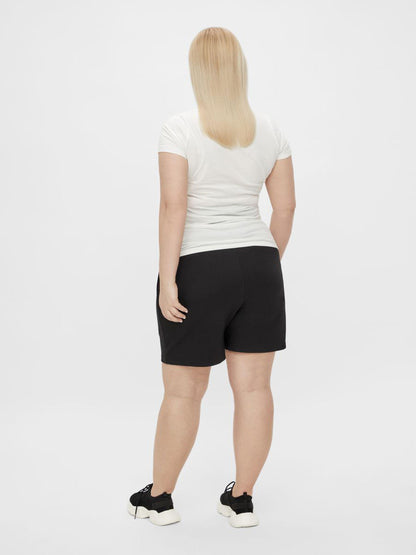 Mamalicious Umstandsshorts – Curve Lif – Marineblauer Blazer – Umstandsmode – MamaMilla
