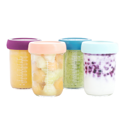 Babymoov Glaseimer (4 Stück) – 240 ml – Porridge – MamaMilla
