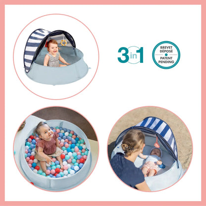Babymoov 3in1 UV-Zelt – Mariniére Aquani – UV-Zelt – MamaMilla