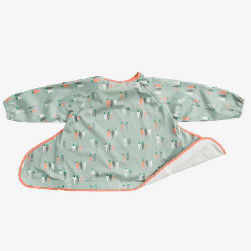 Tidy Tot Lätzchen mit langen Ärmeln für Tablett – Dusty Mint – Lätzchen mit Ärmeln – MamaMilla