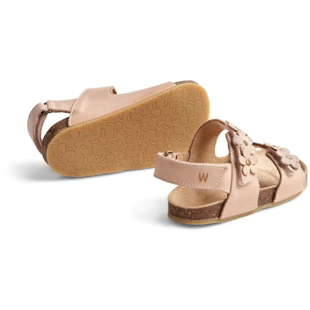 Wheat Clare Flowers Sandale – Beige Rose – Sandale – MamaMilla