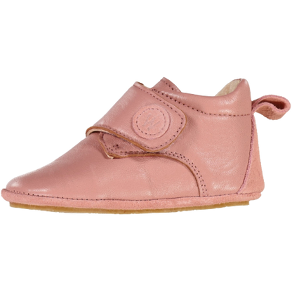 Weizenhausschuhe aus Leder – Cameo Blush – Schnuller – MamaMilla