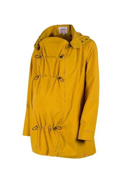 Wombat &amp; Co. NUMBAT 4-in-1 Übergangsjacke für Schwangere/Tragejacke – Senf – Tragejacke – MamaMilla