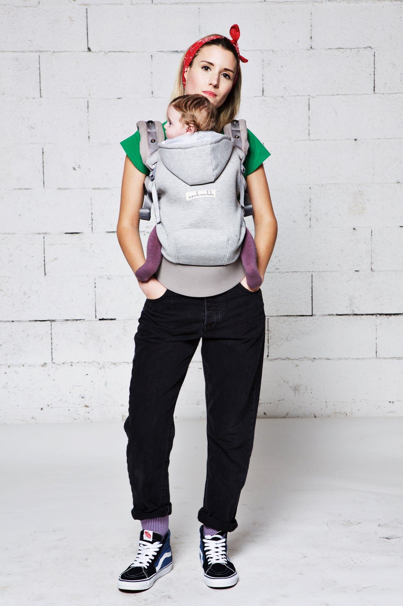 Love Radius Carrier – Hoodie Carrier – Hellgrau/Athletic Grey – Carrier – MamaMilla