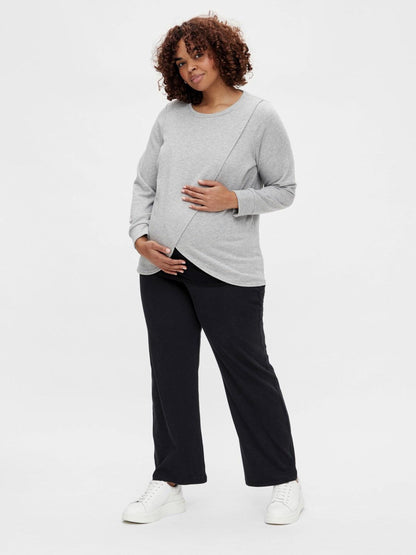 Mamalicious doppellagiges Stilltop – Christiane Iris – Curve – Umstandsmode – MamaMilla