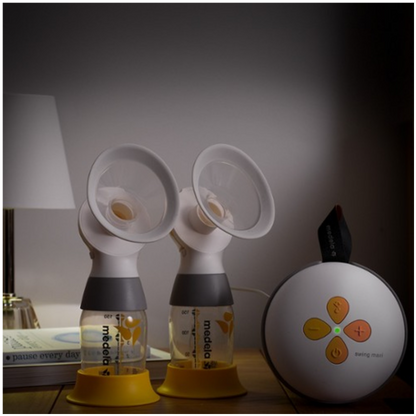 Medela - Swing Maxi - Elektronisk Dobbelt-brystpumpe - Brystpumpe elektrisk - MamaMilla