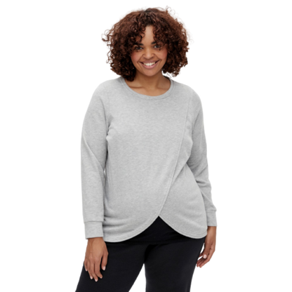 Mamalicious doppellagiges Stilltop – Christiane Iris – Curve – Umstandsmode – MamaMilla