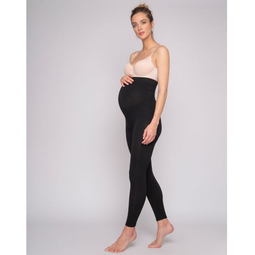 Seraphine Bamboo Umstandsleggings – Tammy Overbump – Schwarz – Umstandsmode – MamaMilla